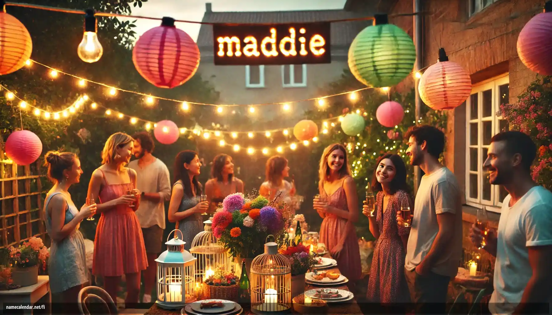 Nimipäivän ja nimen juhliminen - Maddie