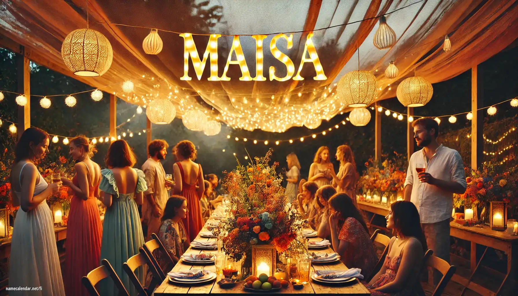 Nimipäivän ja nimen juhliminen - Maisa