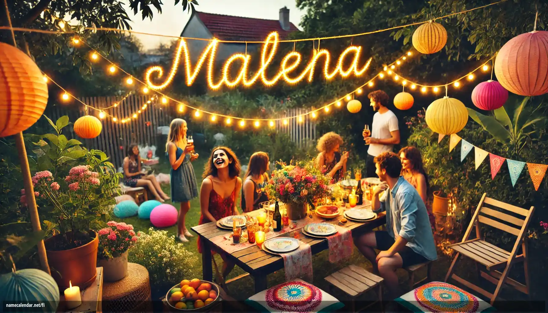 Nimipäivän ja nimen juhliminen - Malena