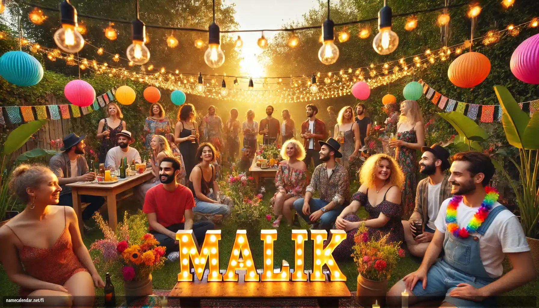 Nimipäivän ja nimen juhliminen - Malik