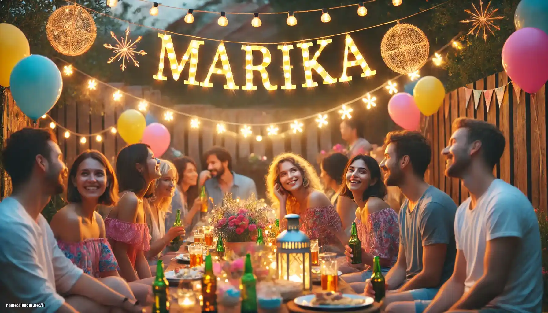 Nimipäivän ja nimen juhliminen - Marika