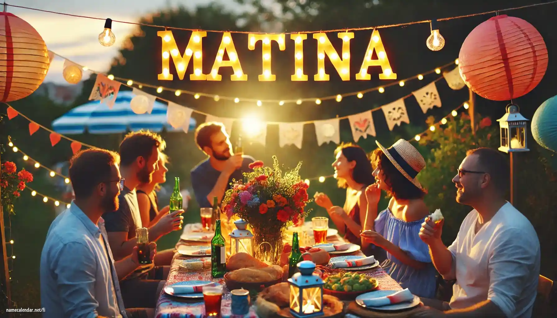 Nimipäivän ja nimen juhliminen - Matina