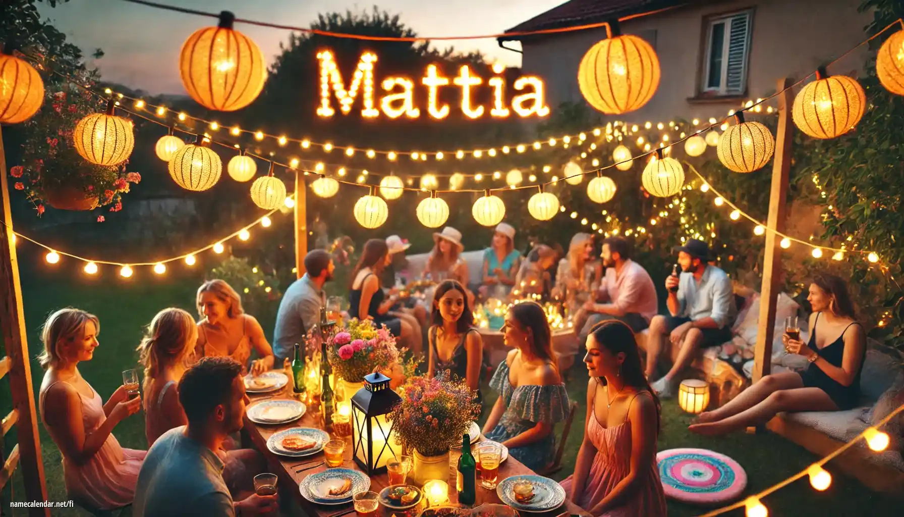 Nimipäivän ja nimen juhliminen - Mattia