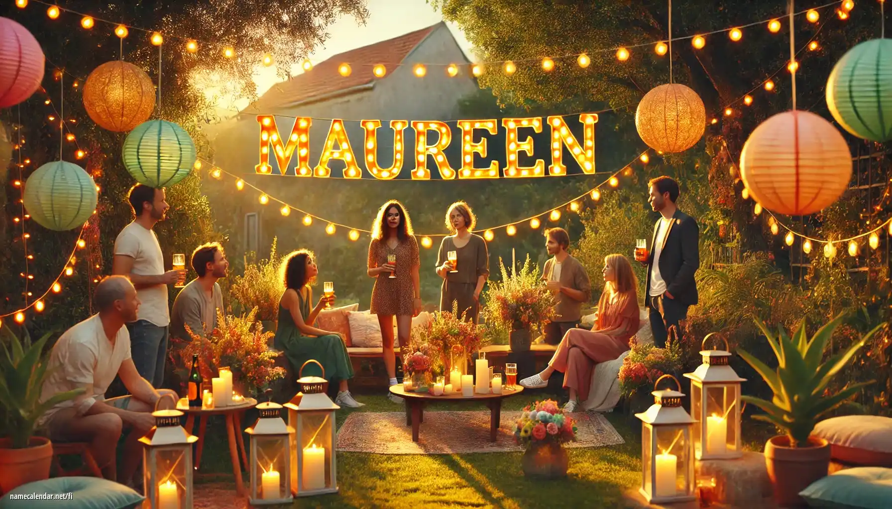 Nimipäivän ja nimen juhliminen - Maureen