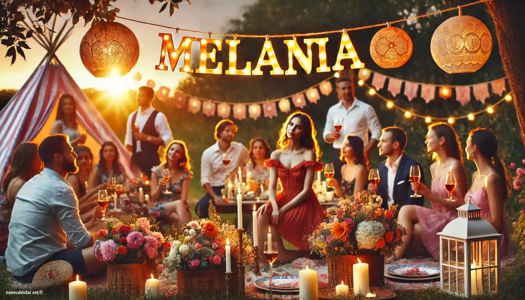 Nimipäivän ja nimen juhliminen - Melania