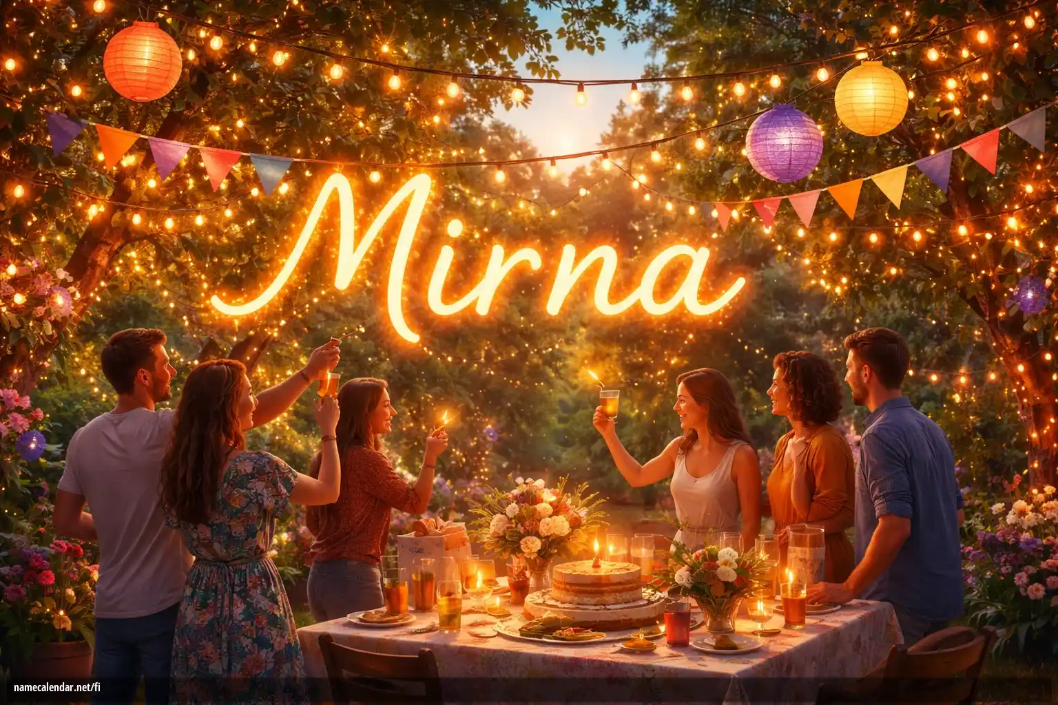 Nimipäivän ja nimen juhliminen - Mirna