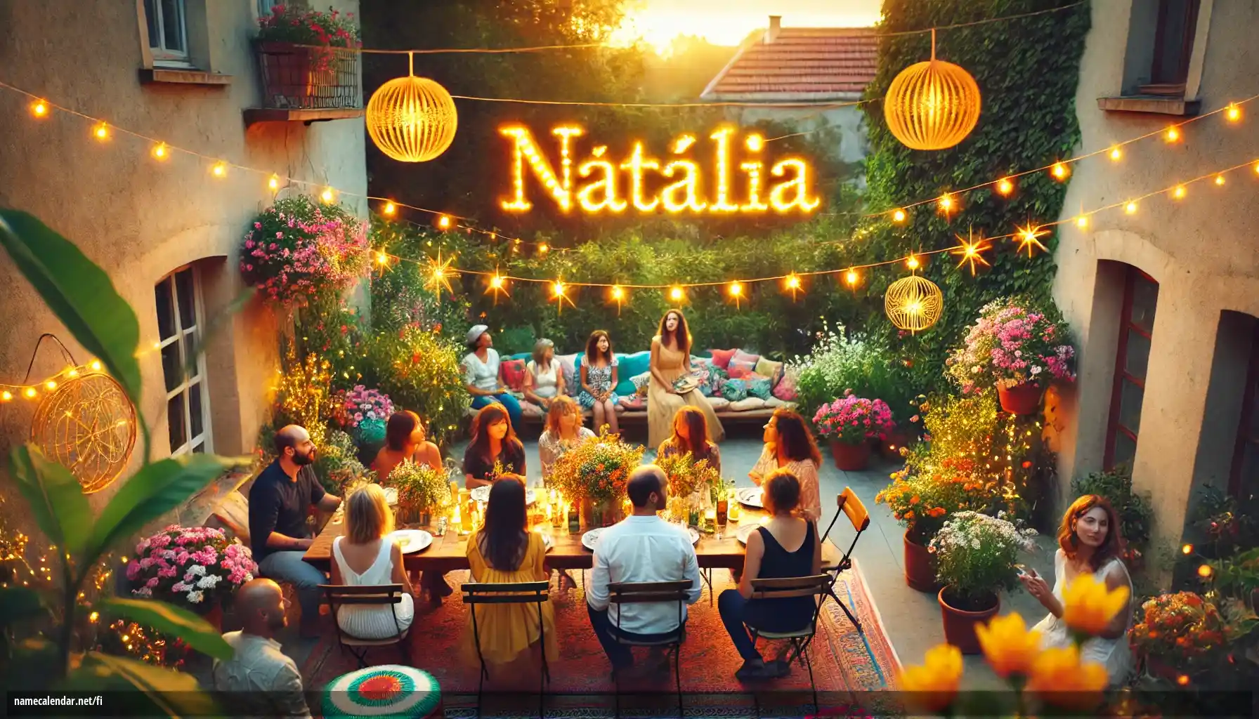 Nimipäivän ja nimen juhliminen - Natália