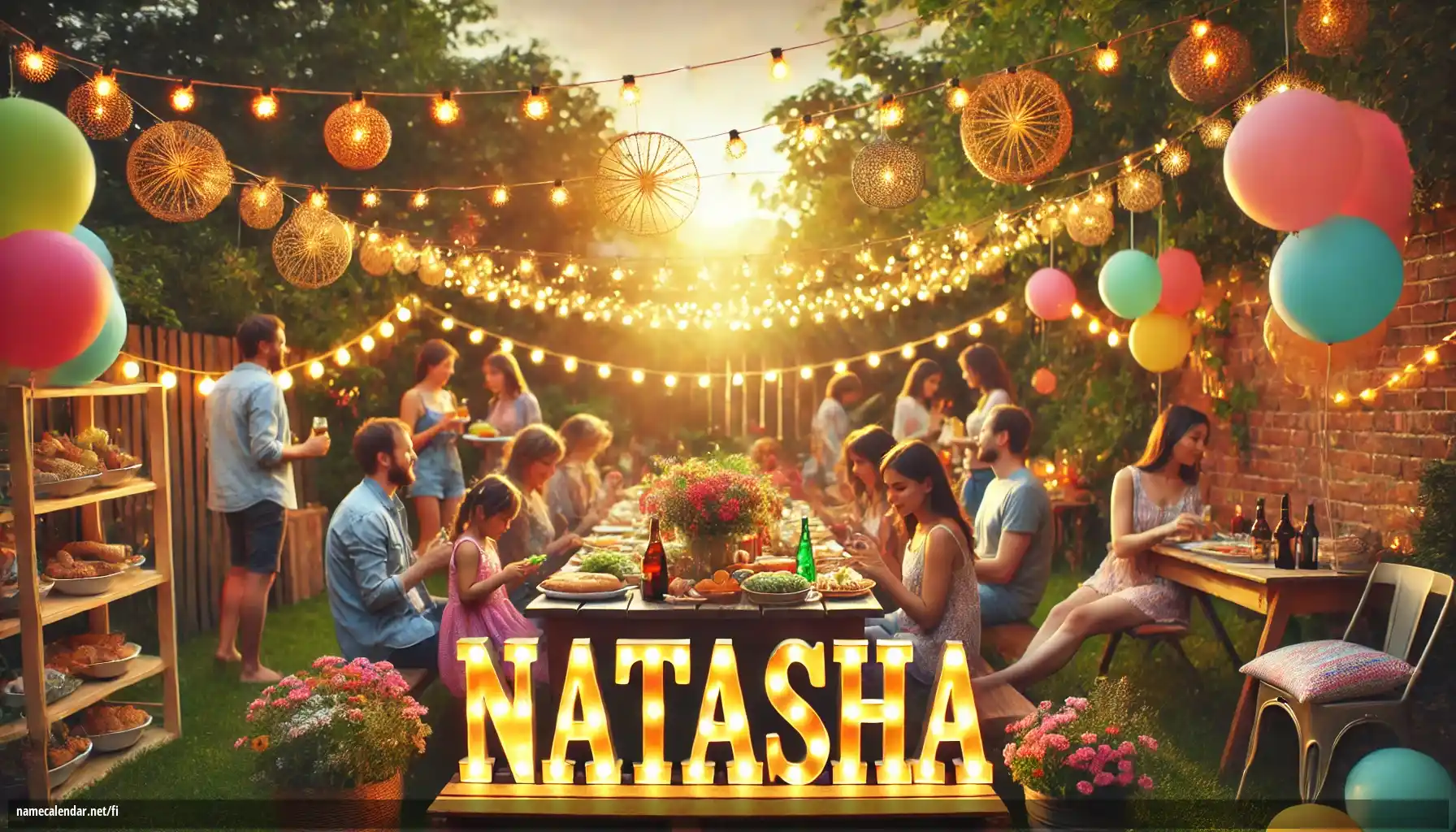 Nimipäivän ja nimen juhliminen - Natasha