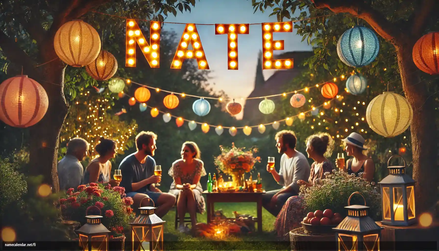 Nimipäivän ja nimen juhliminen - Nate