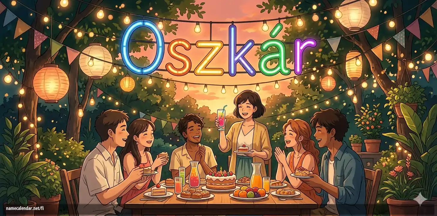 Nimipäivän ja nimen juhliminen - Oszkár