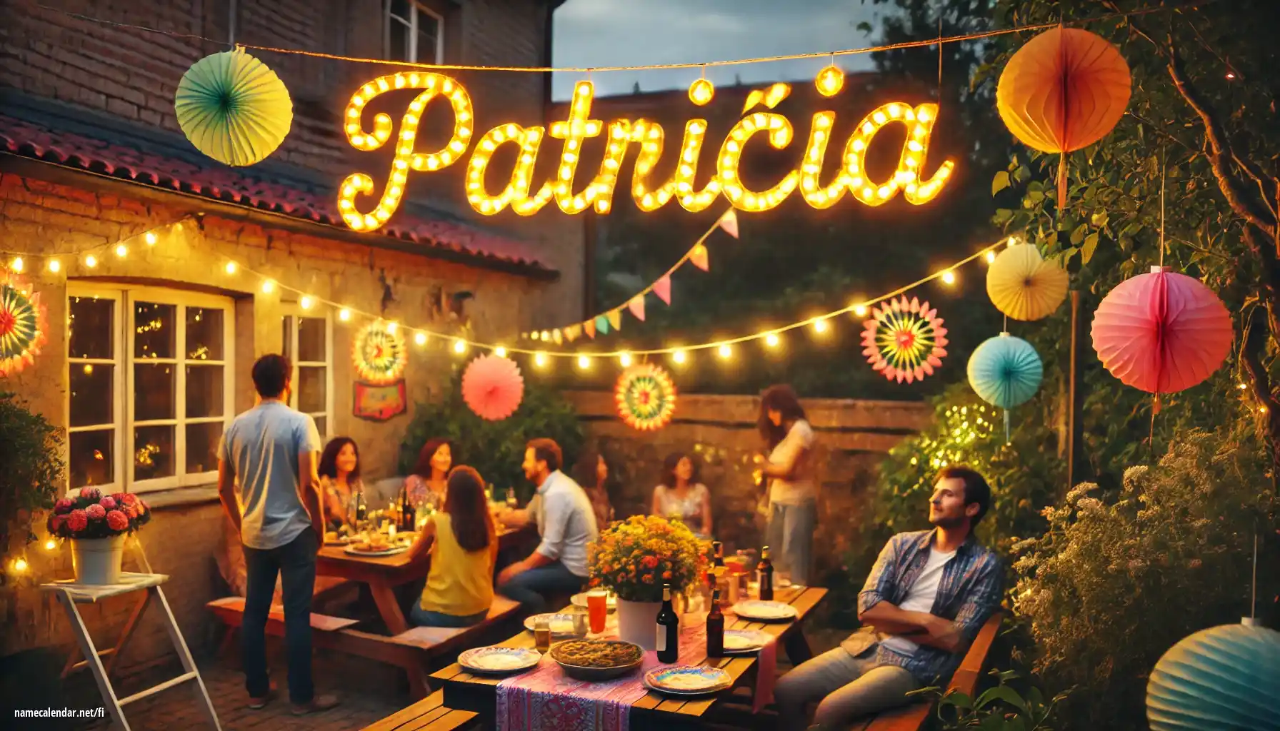 Nimipäivän ja nimen juhliminen - Patrícia