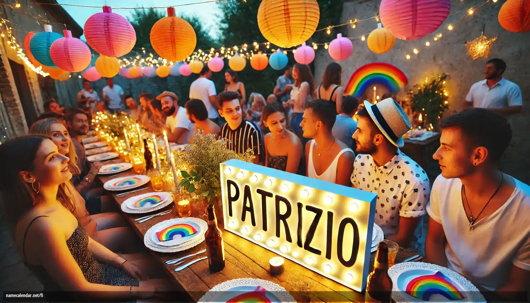 Nimipäivän ja nimen juhliminen - Patrizio