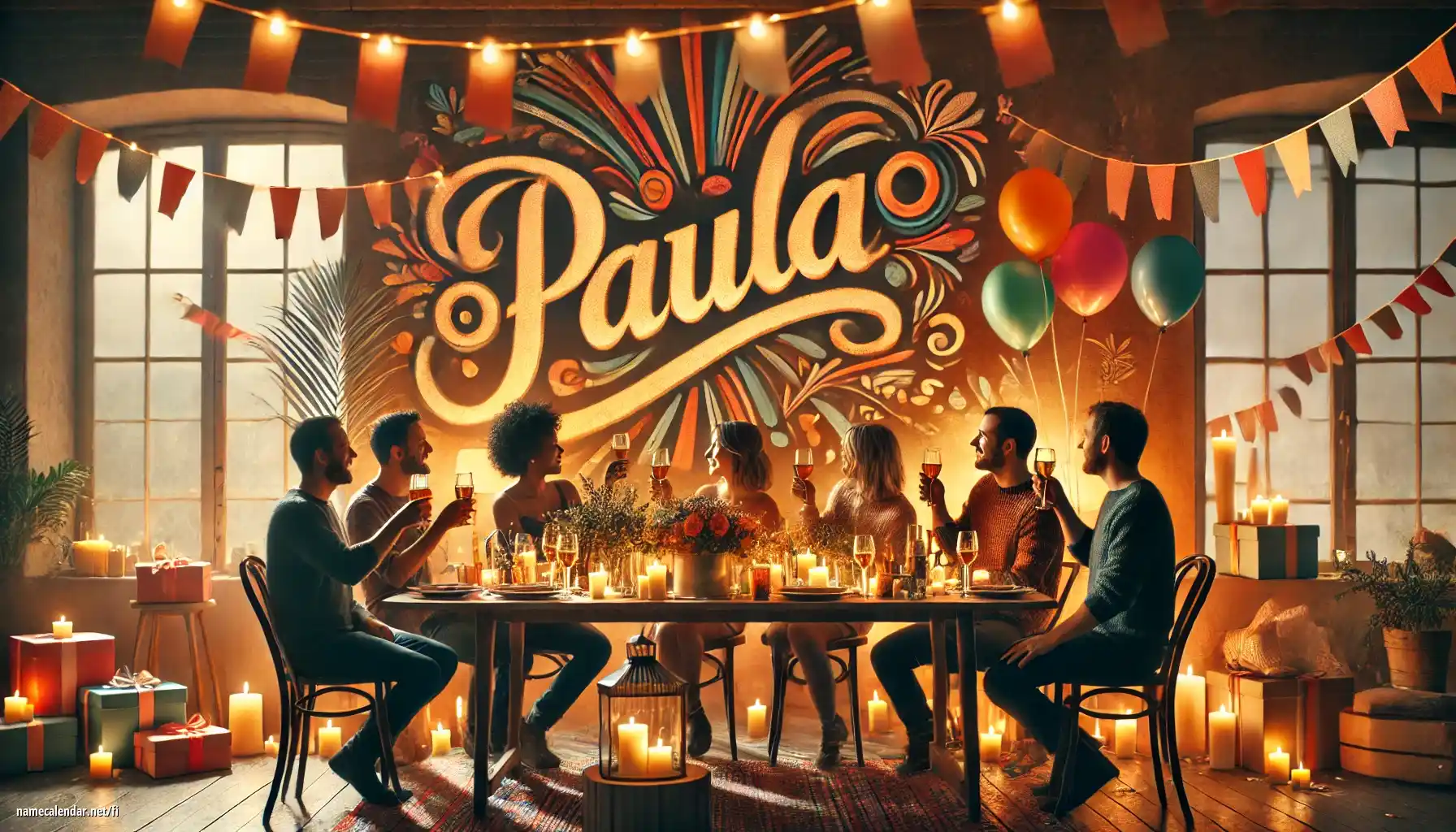 Nimipäivän ja nimen juhliminen - Paula