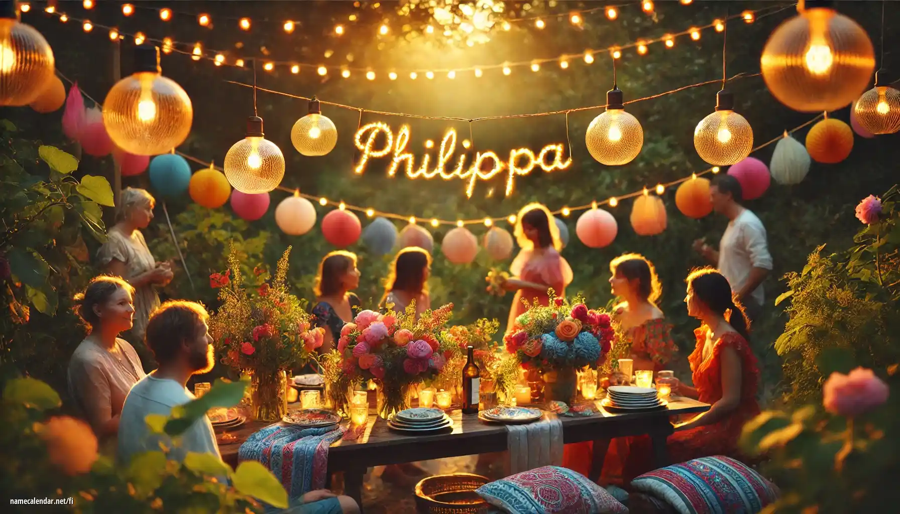 Nimipäivän ja nimen juhliminen - Philippa