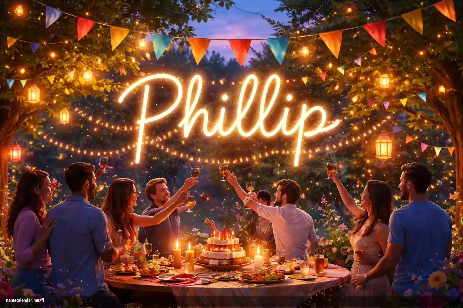 Nimipäivän ja nimen juhliminen - Phillip