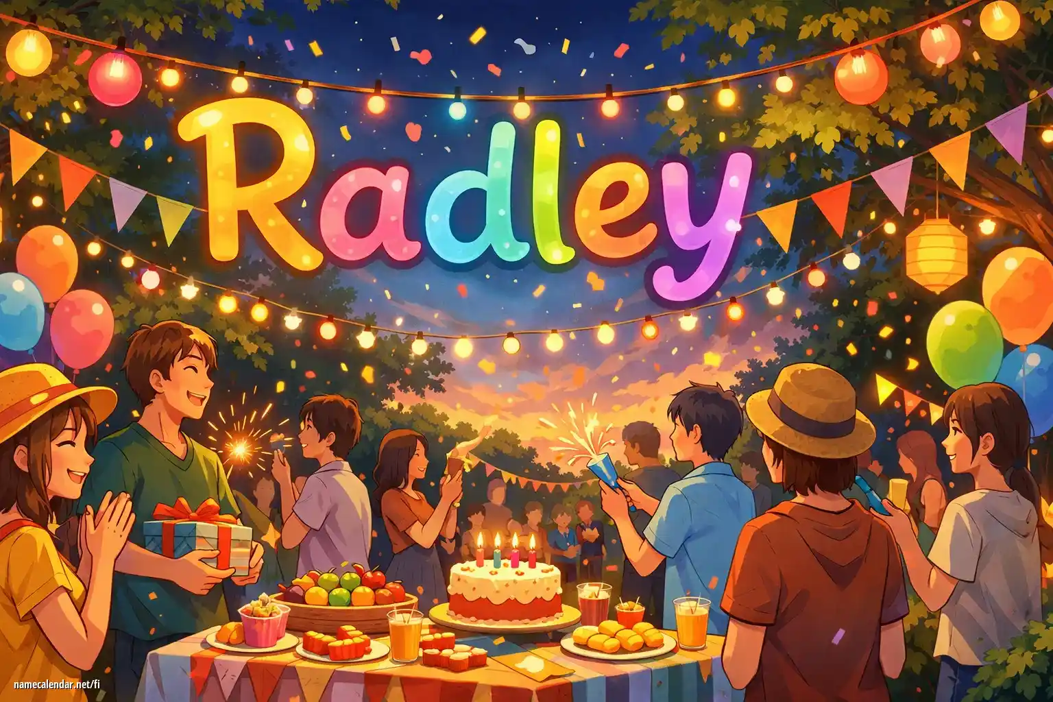Nimipäivän ja nimen juhliminen - Radley