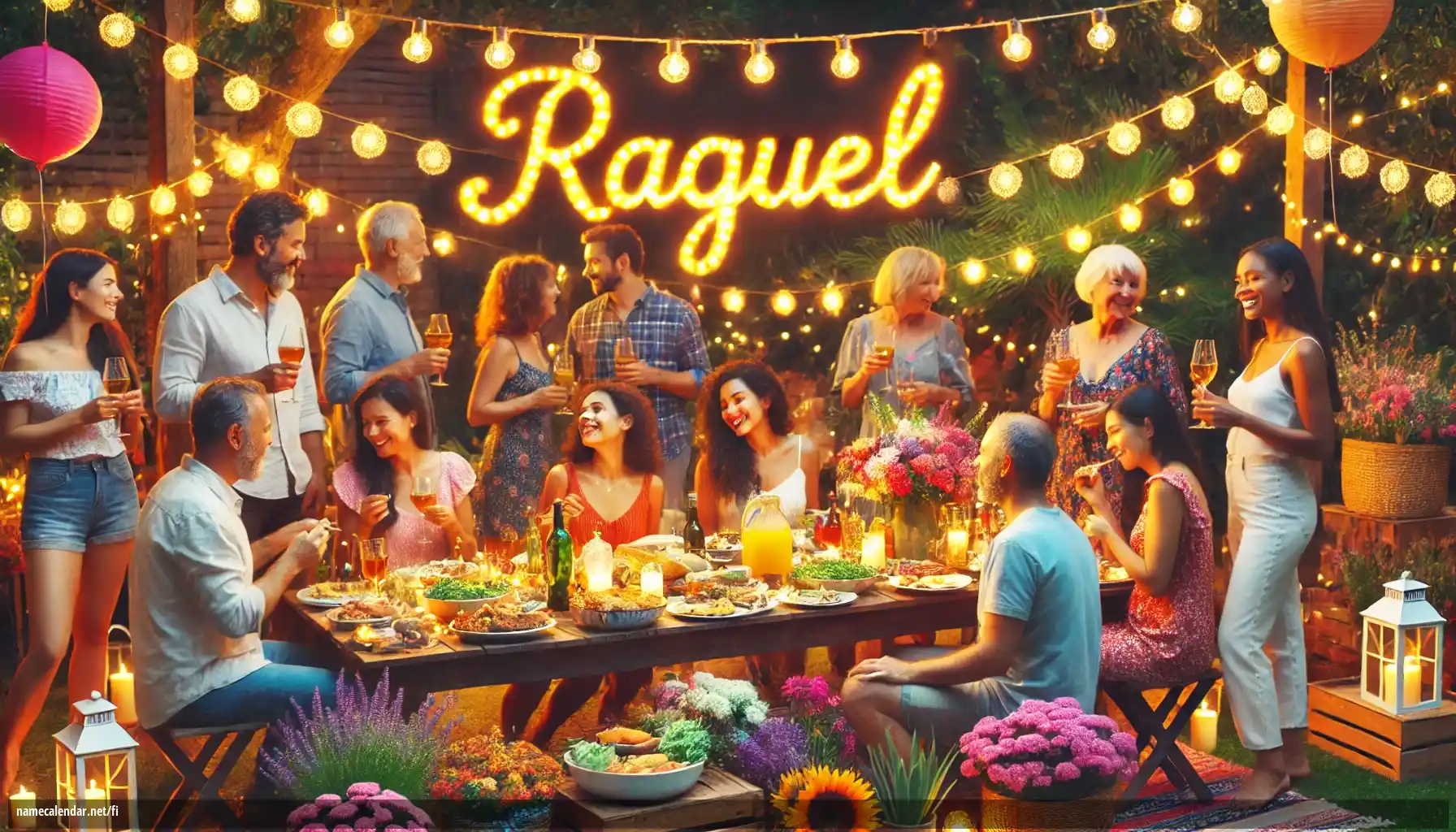 Nimipäivän ja nimen juhliminen - Raquel