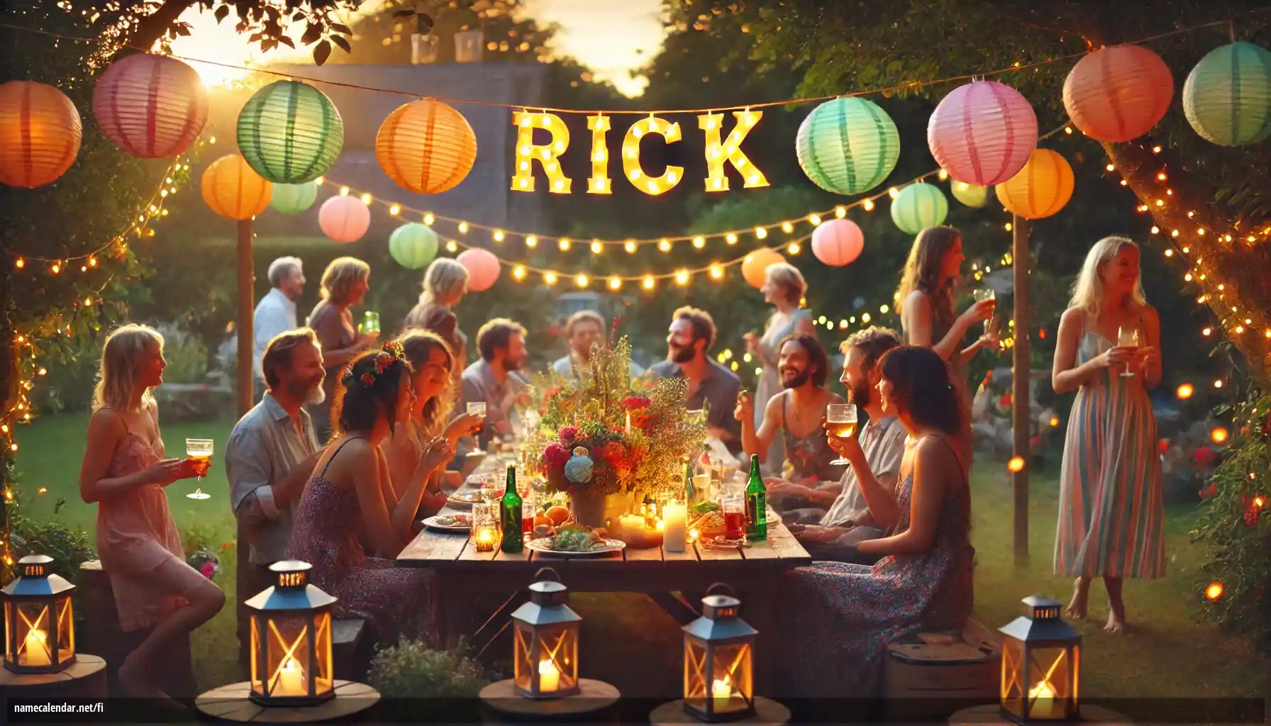 Nimipäivän ja nimen juhliminen - Rick