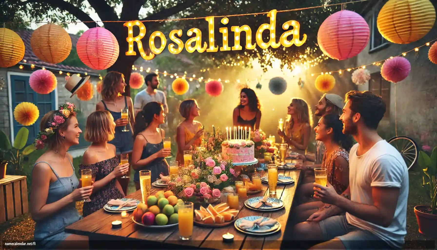Nimipäivän ja nimen juhliminen - Rosalinda