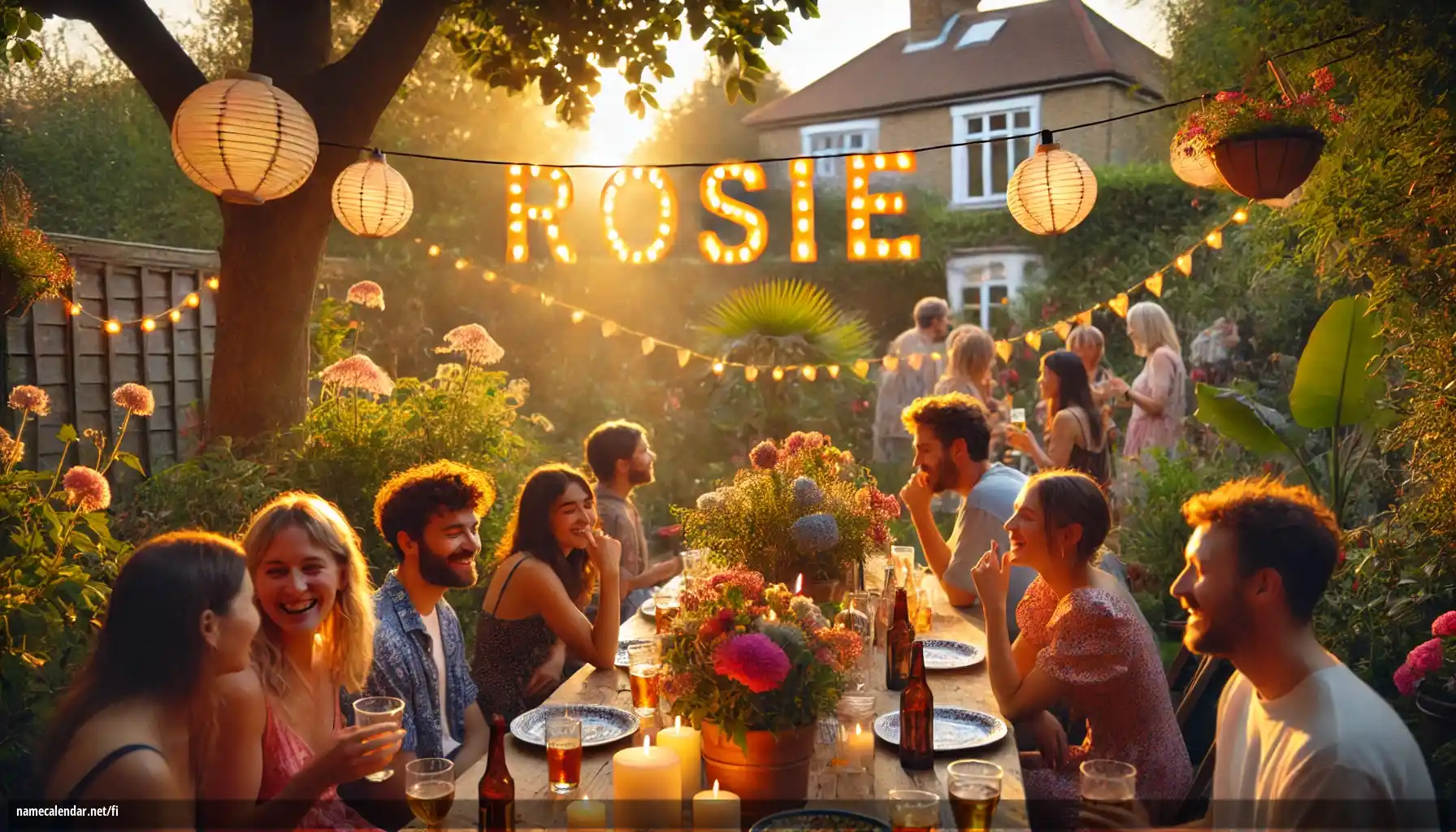 Nimipäivän ja nimen juhliminen - Rosie