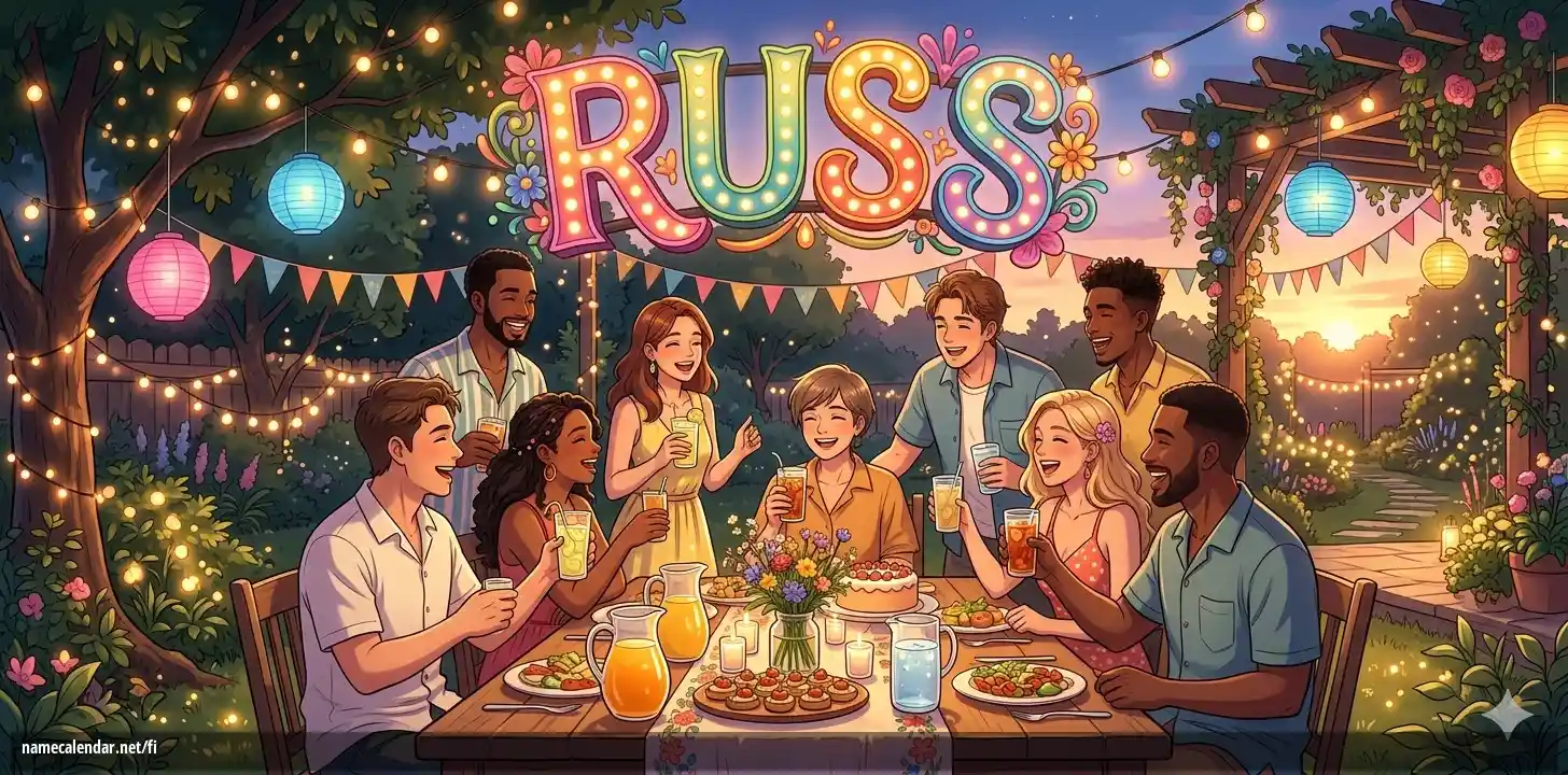 Nimipäivän ja nimen juhliminen - Russ