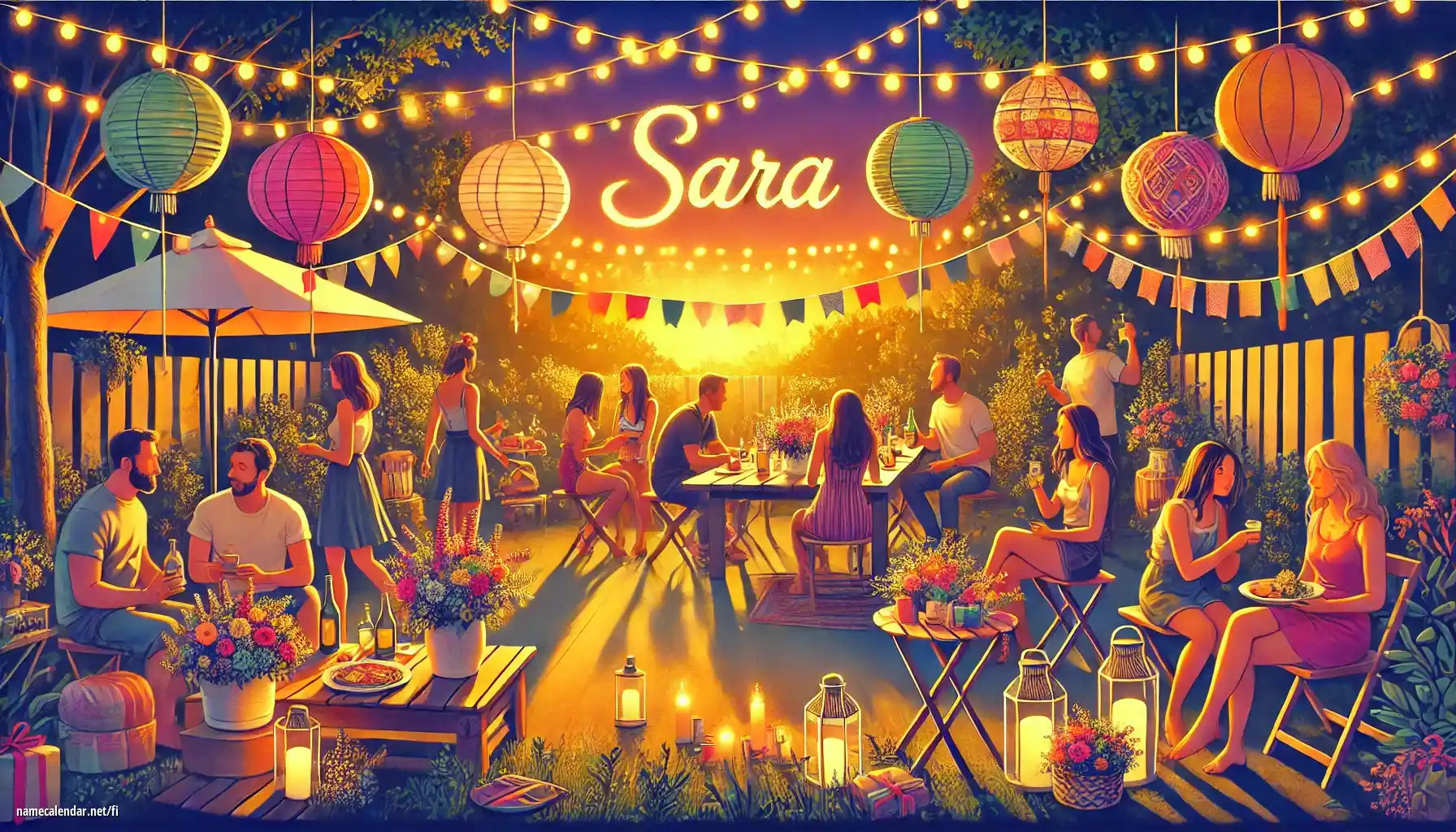 Nimipäivän ja nimen juhliminen - Sára