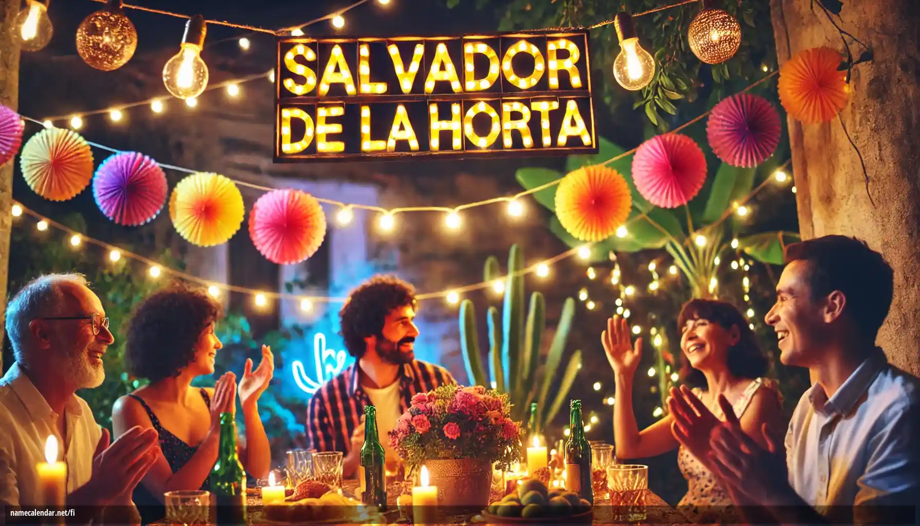 Nimipäivän ja nimen juhliminen - Salvador de la Horta