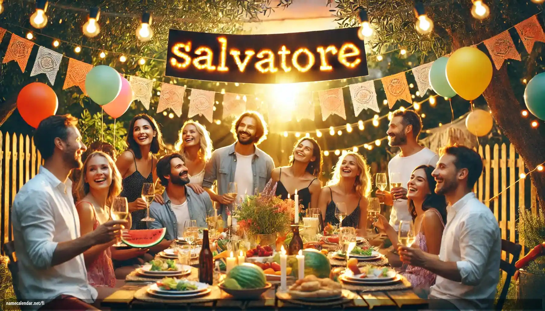 Nimipäivän ja nimen juhliminen - Salvatore