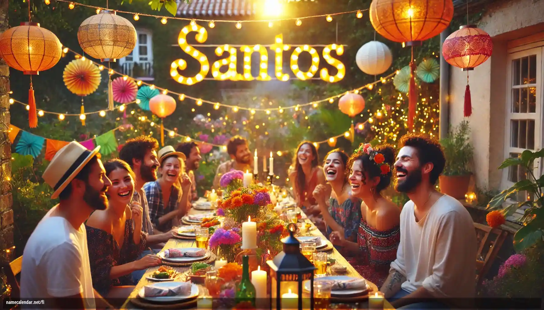 Nimipäivän ja nimen juhliminen - Santos
