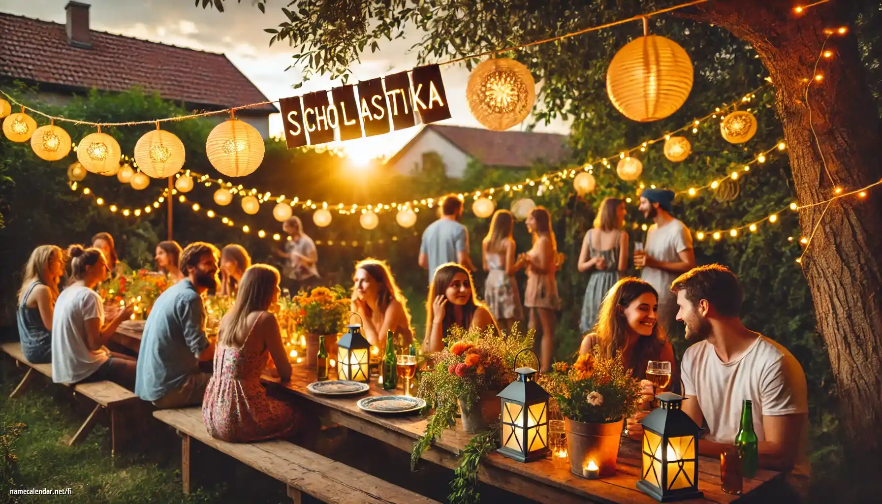 Nimipäivän ja nimen juhliminen - Scholastika