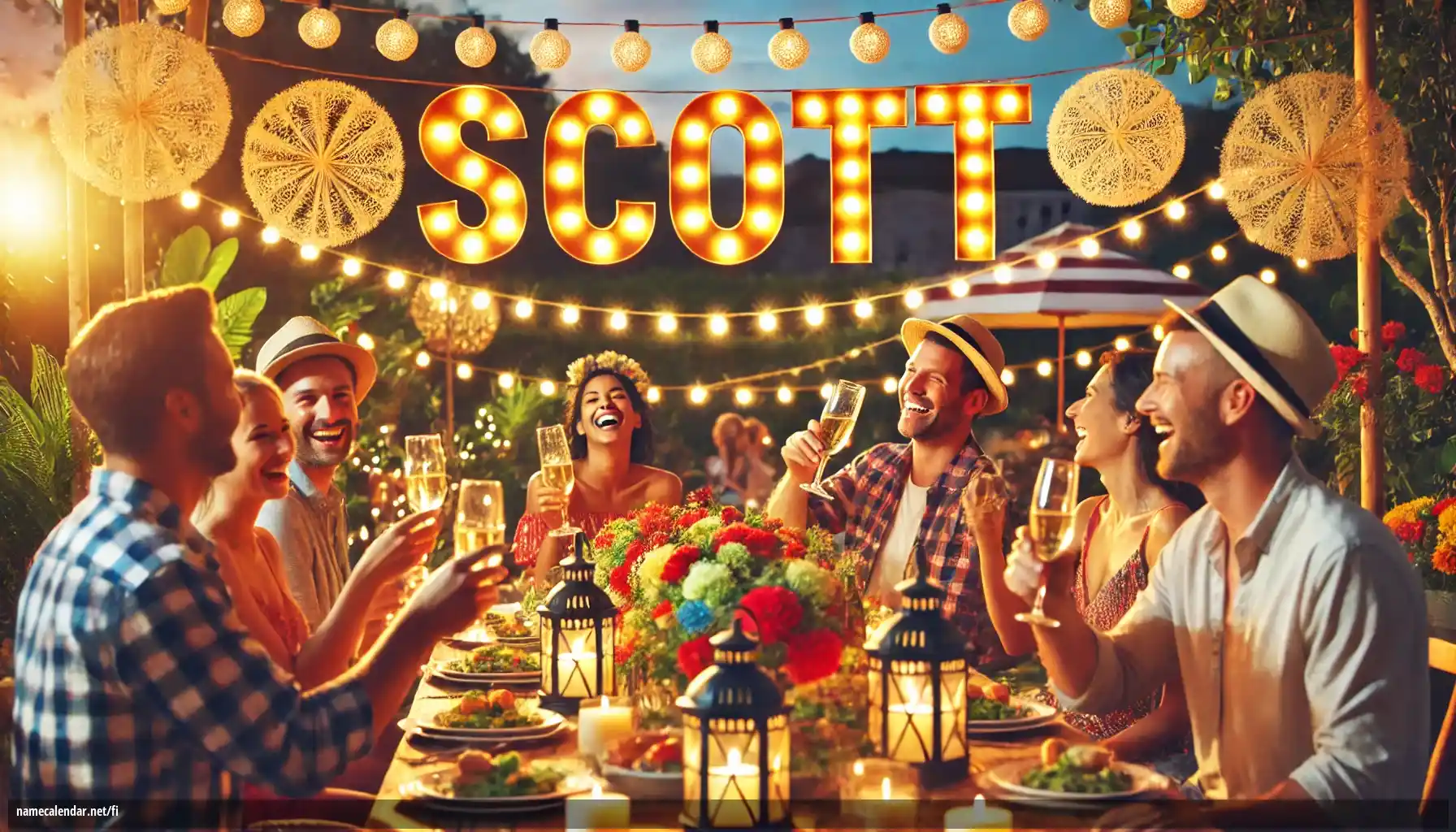 Nimipäivän ja nimen juhliminen - Scott