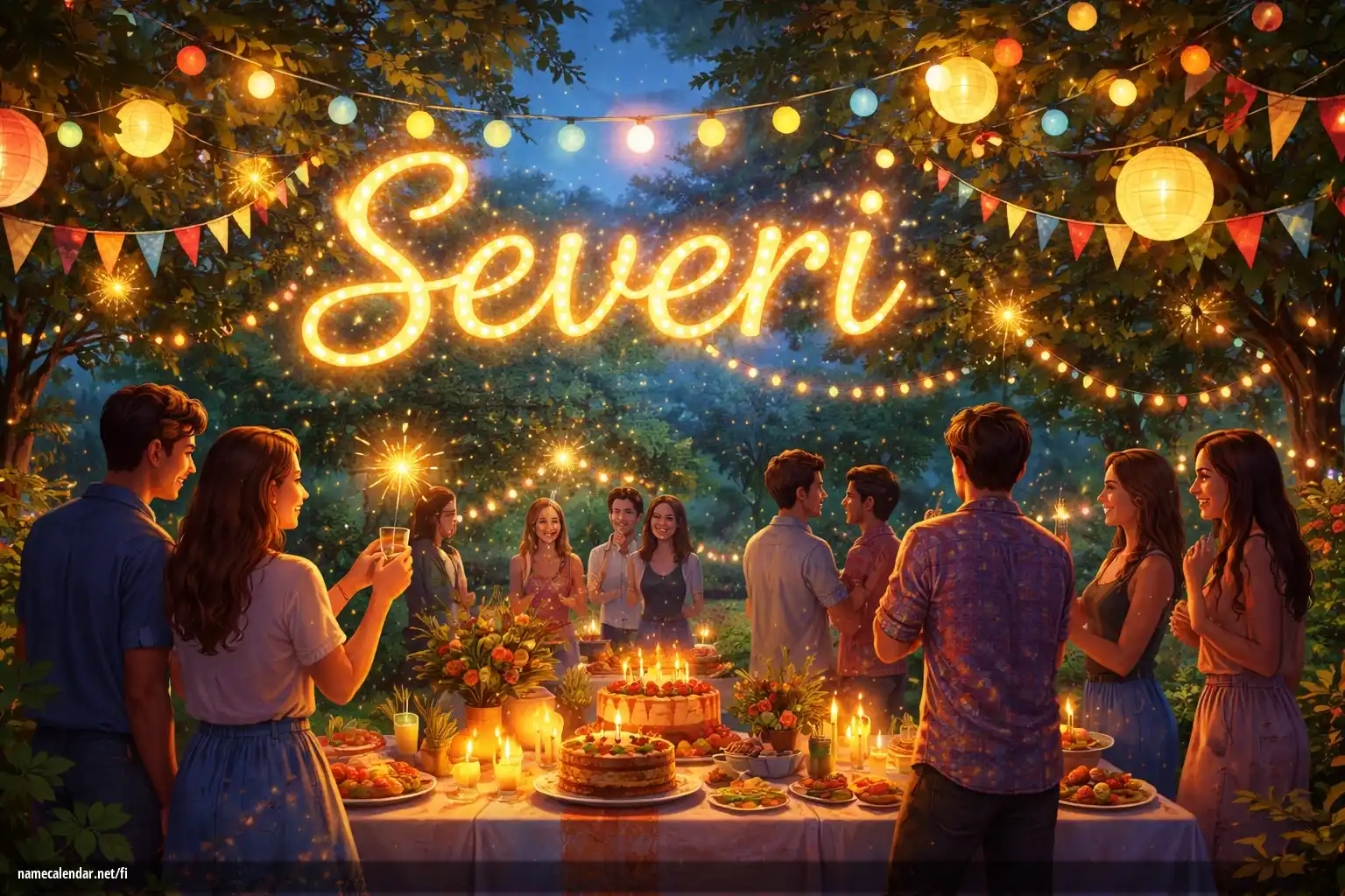 Nimipäivän ja nimen juhliminen - Severi