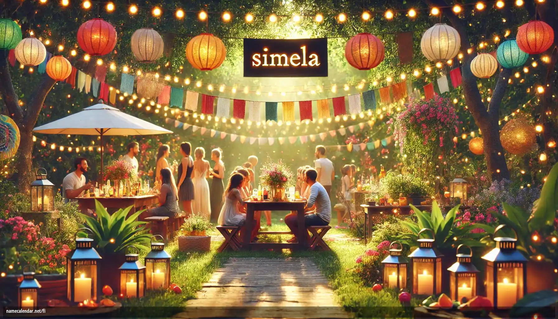 Nimipäivän ja nimen juhliminen - Simela