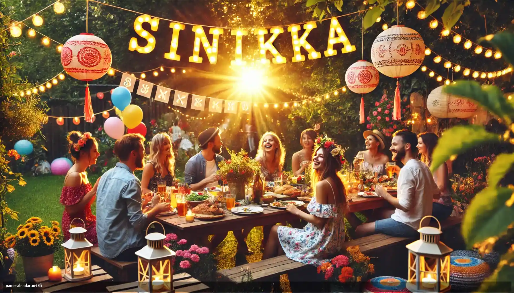 Nimipäivän ja nimen juhliminen - Sinikka