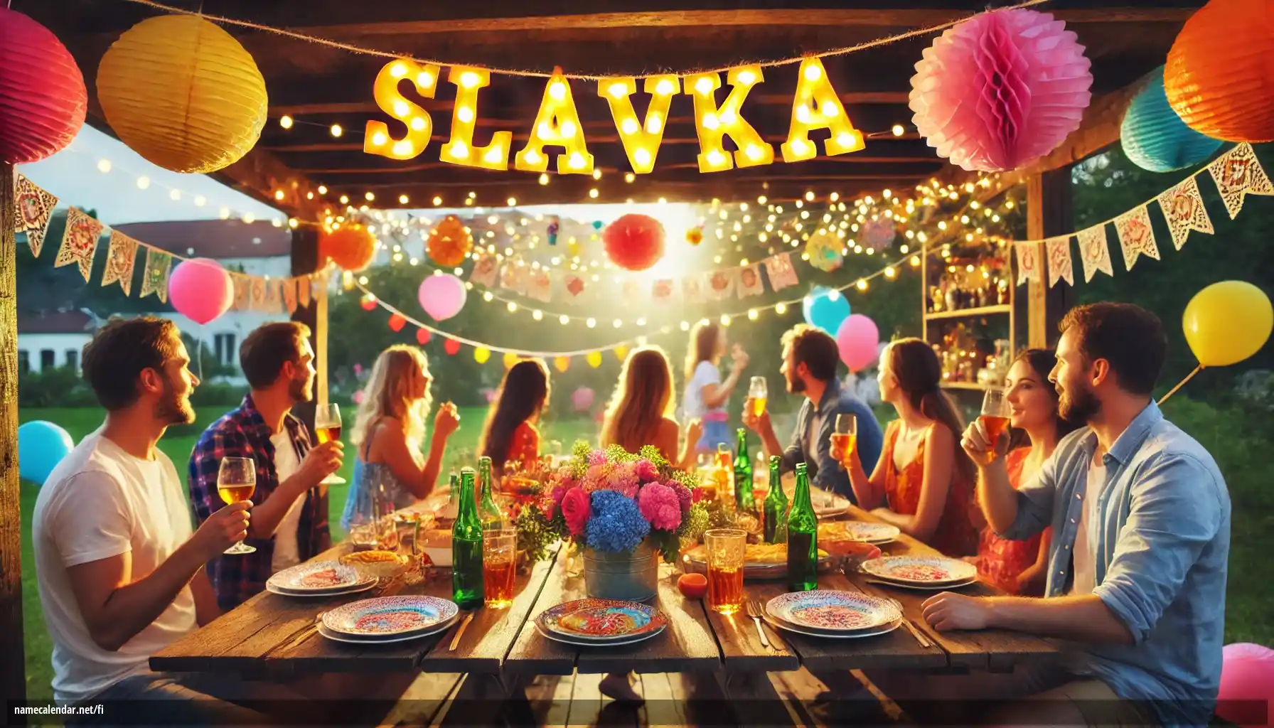 Nimipäivän ja nimen juhliminen - Slávka