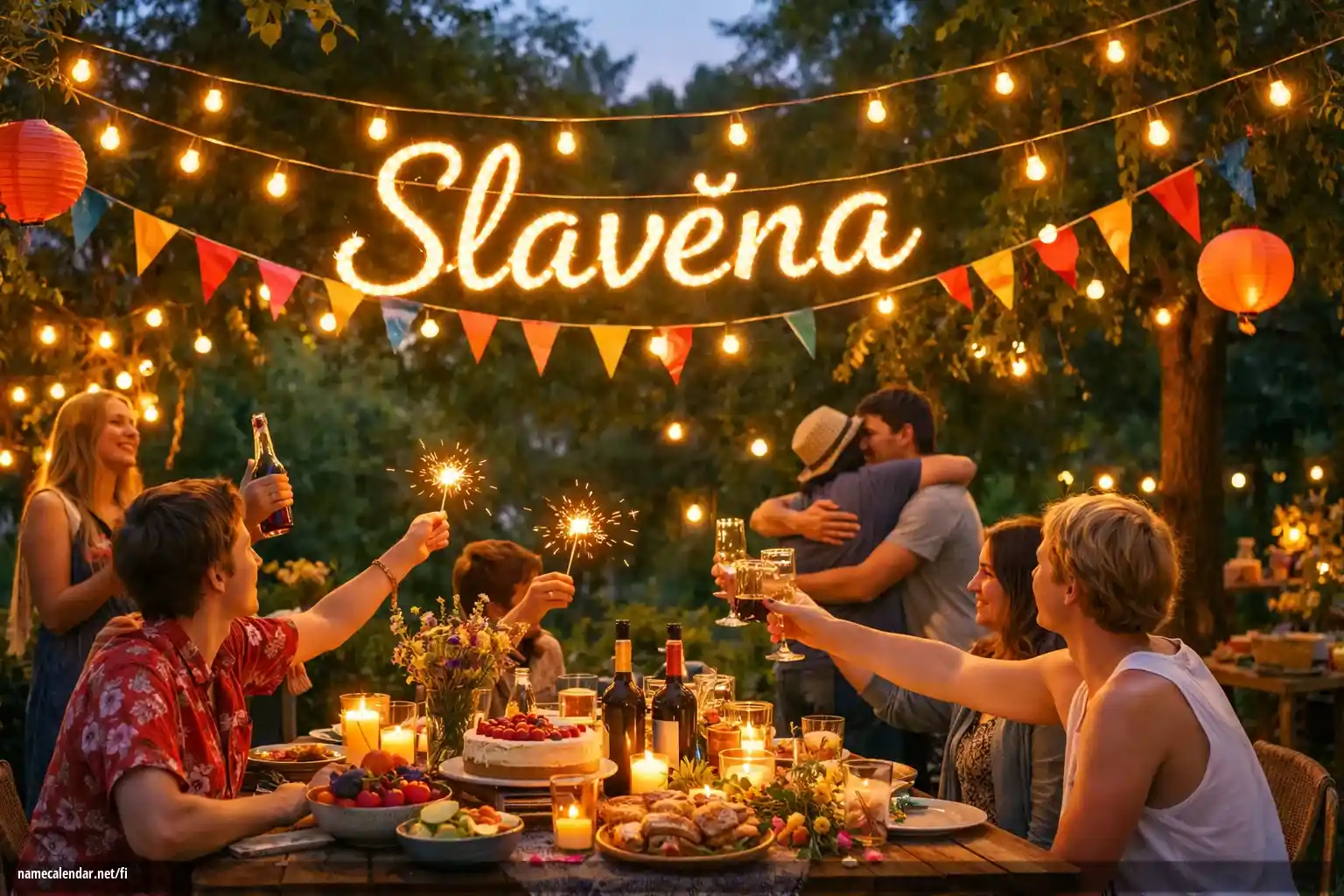 Nimipäivän ja nimen juhliminen - Slavěna
