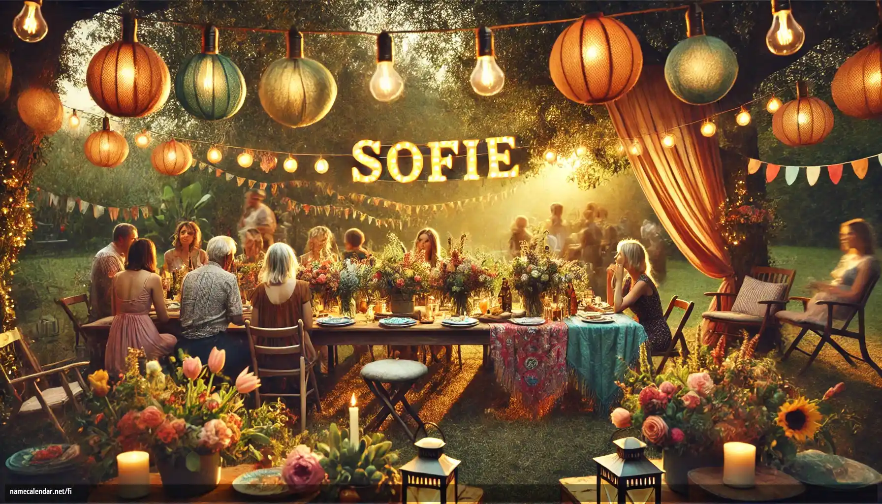 Nimipäivän ja nimen juhliminen - Sofie