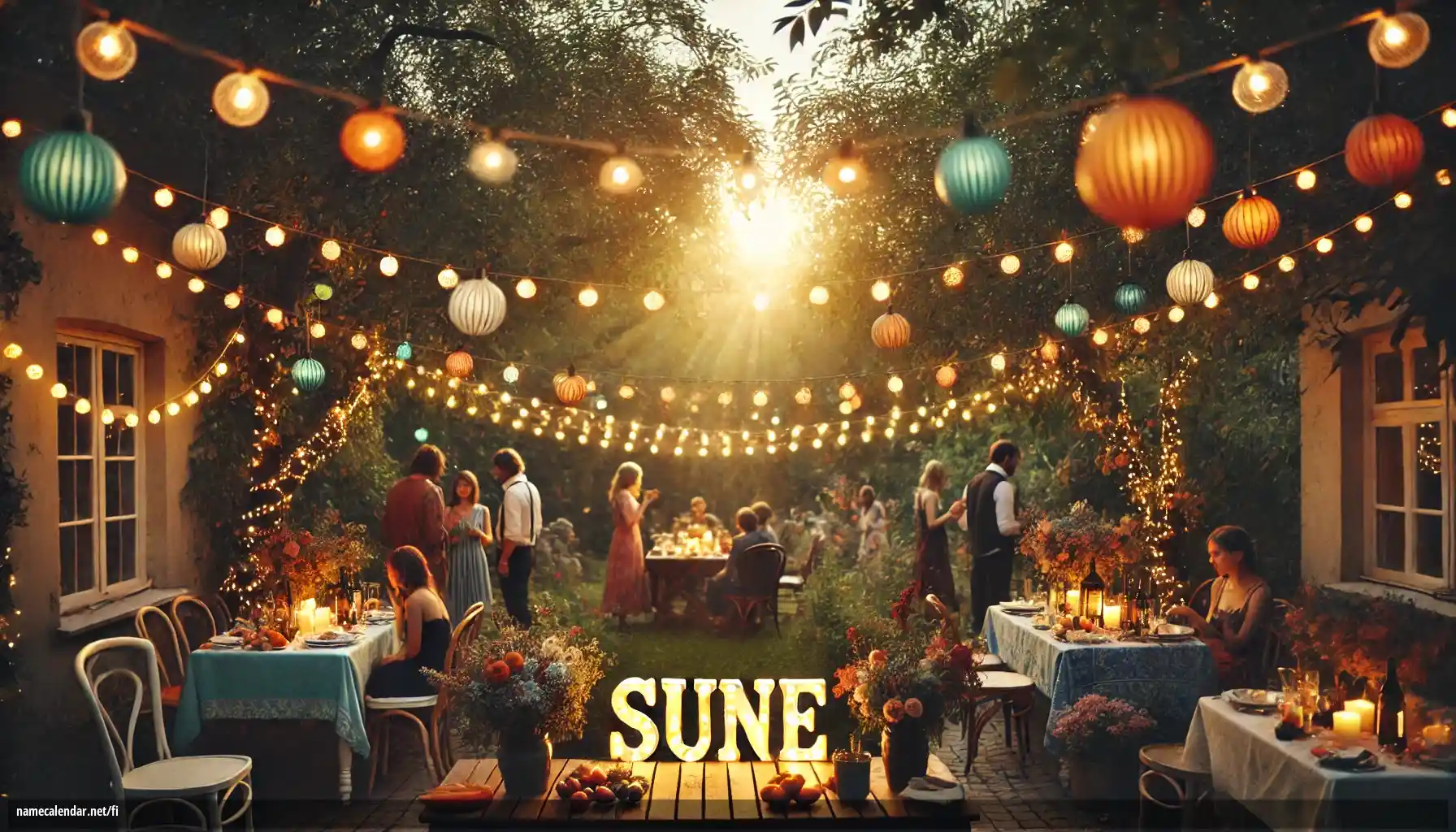 Nimipäivän ja nimen juhliminen - Sune