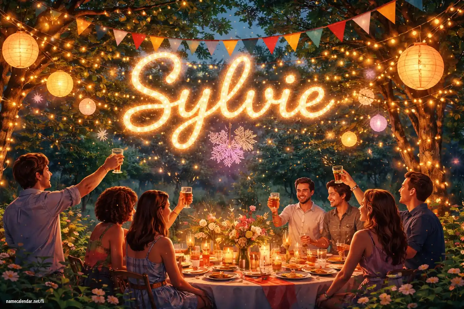 Nimipäivän ja nimen juhliminen - Sylvie