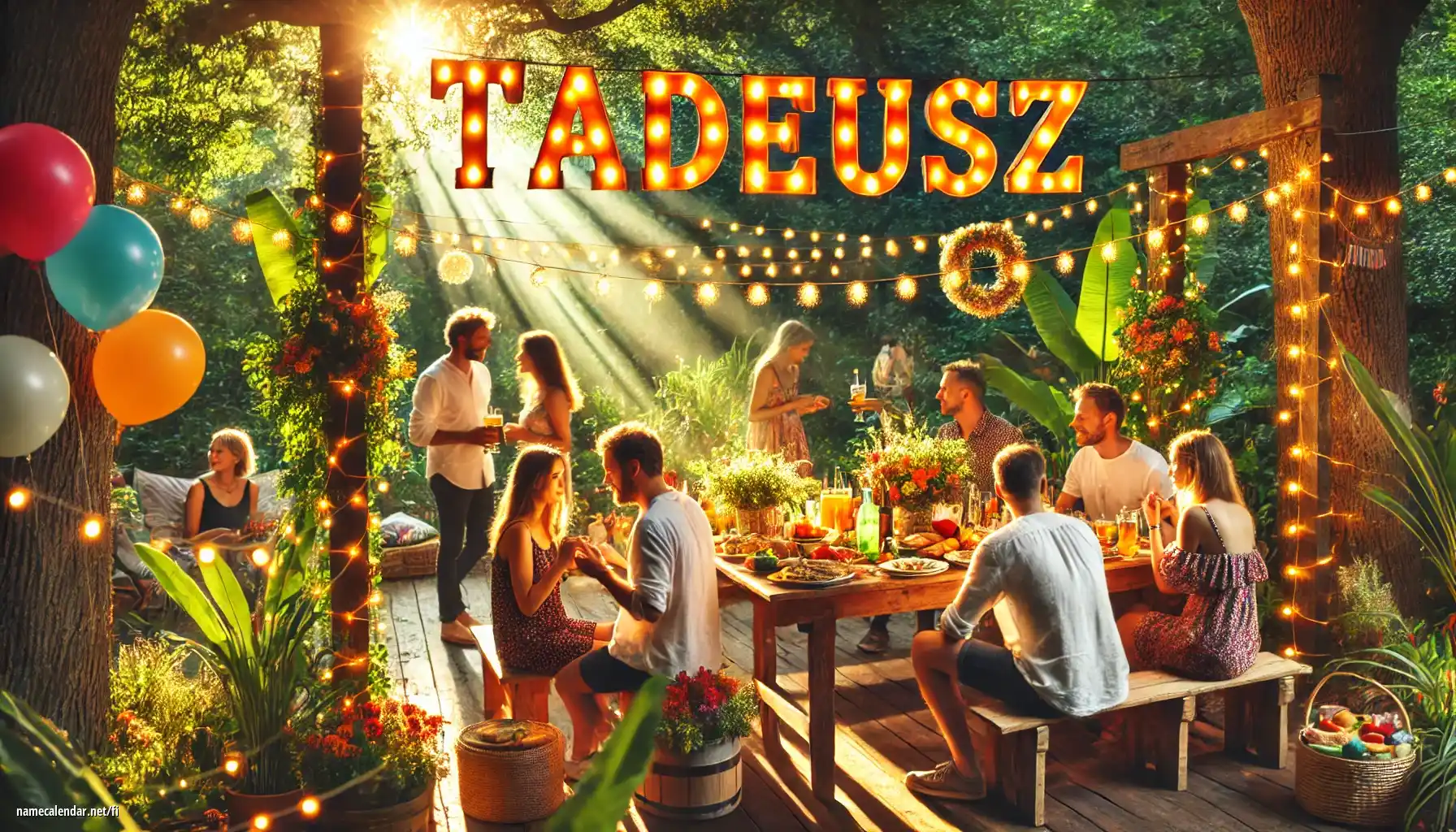 Nimipäivän ja nimen juhliminen - Tadeusz