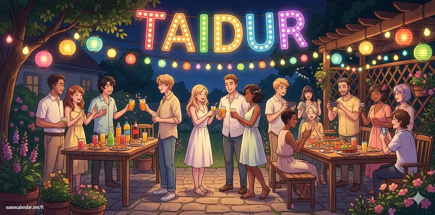 Nimipäivän ja nimen juhliminen - Taidur