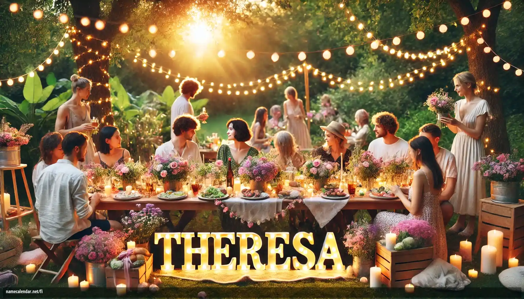 Nimipäivän ja nimen juhliminen - Theresa