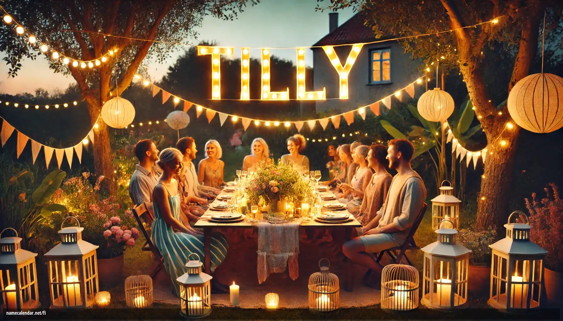 Nimipäivän ja nimen juhliminen - Tilly