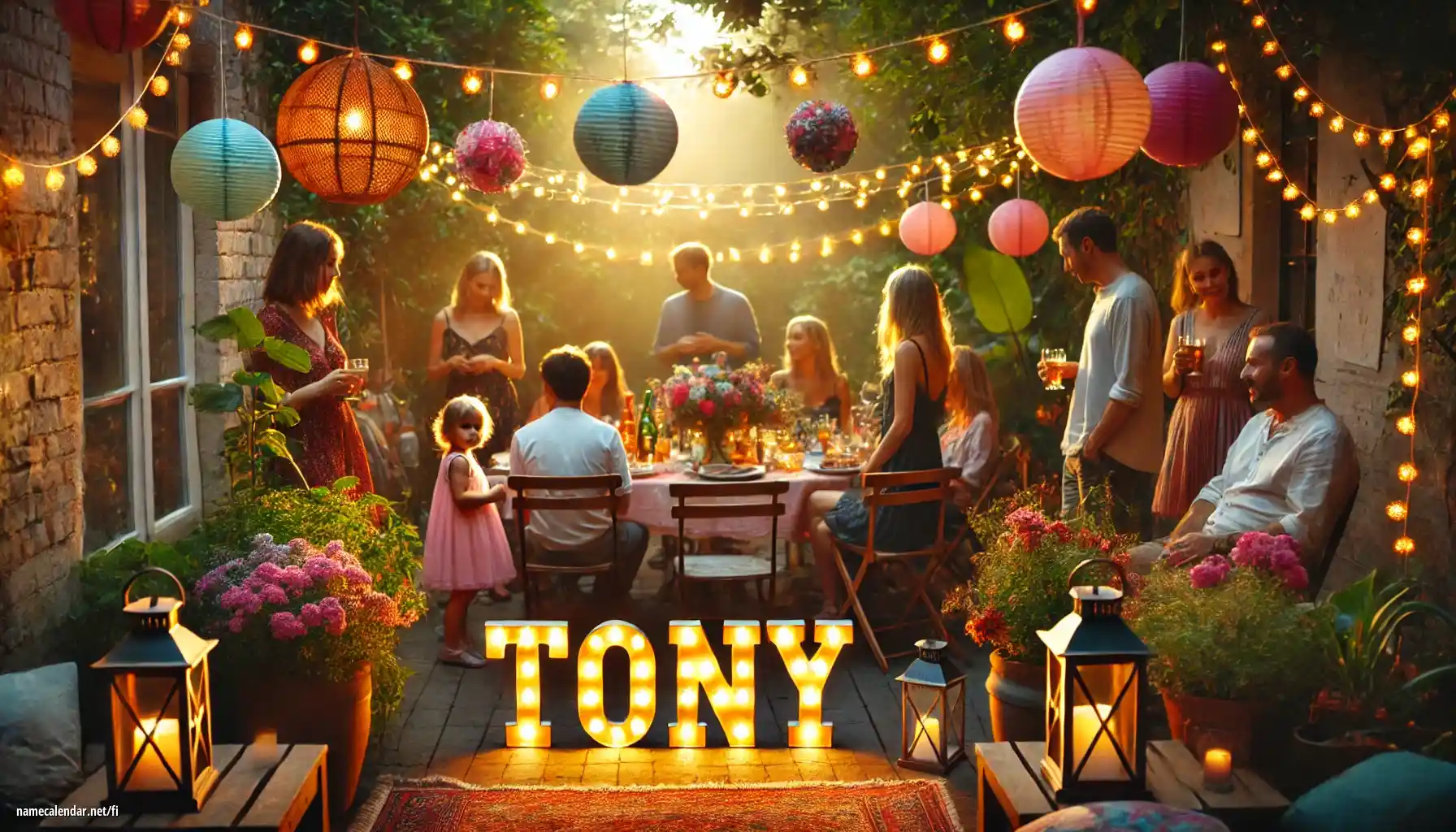 Nimipäivän ja nimen juhliminen - Tony