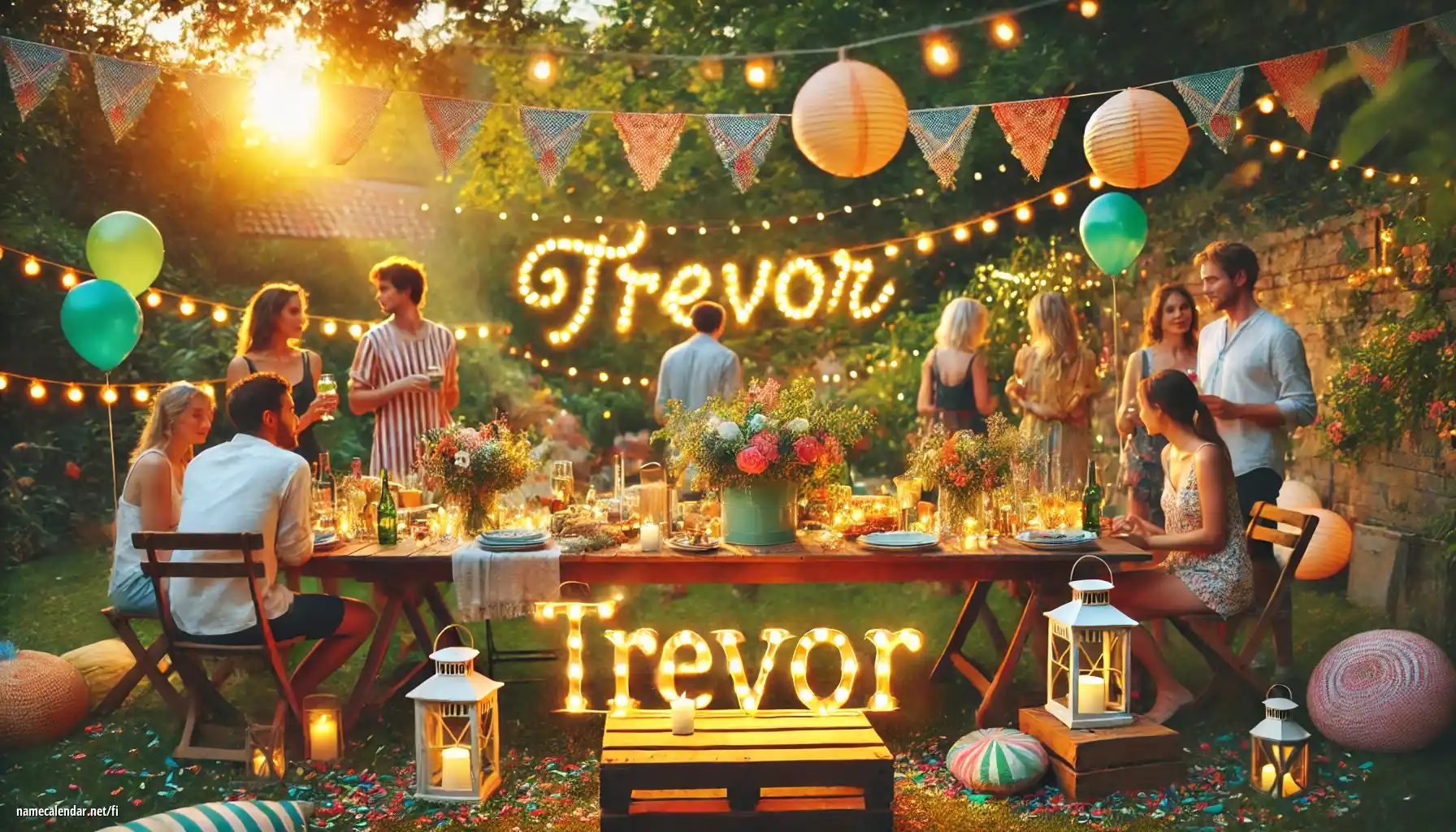 Nimipäivän ja nimen juhliminen - Trevor