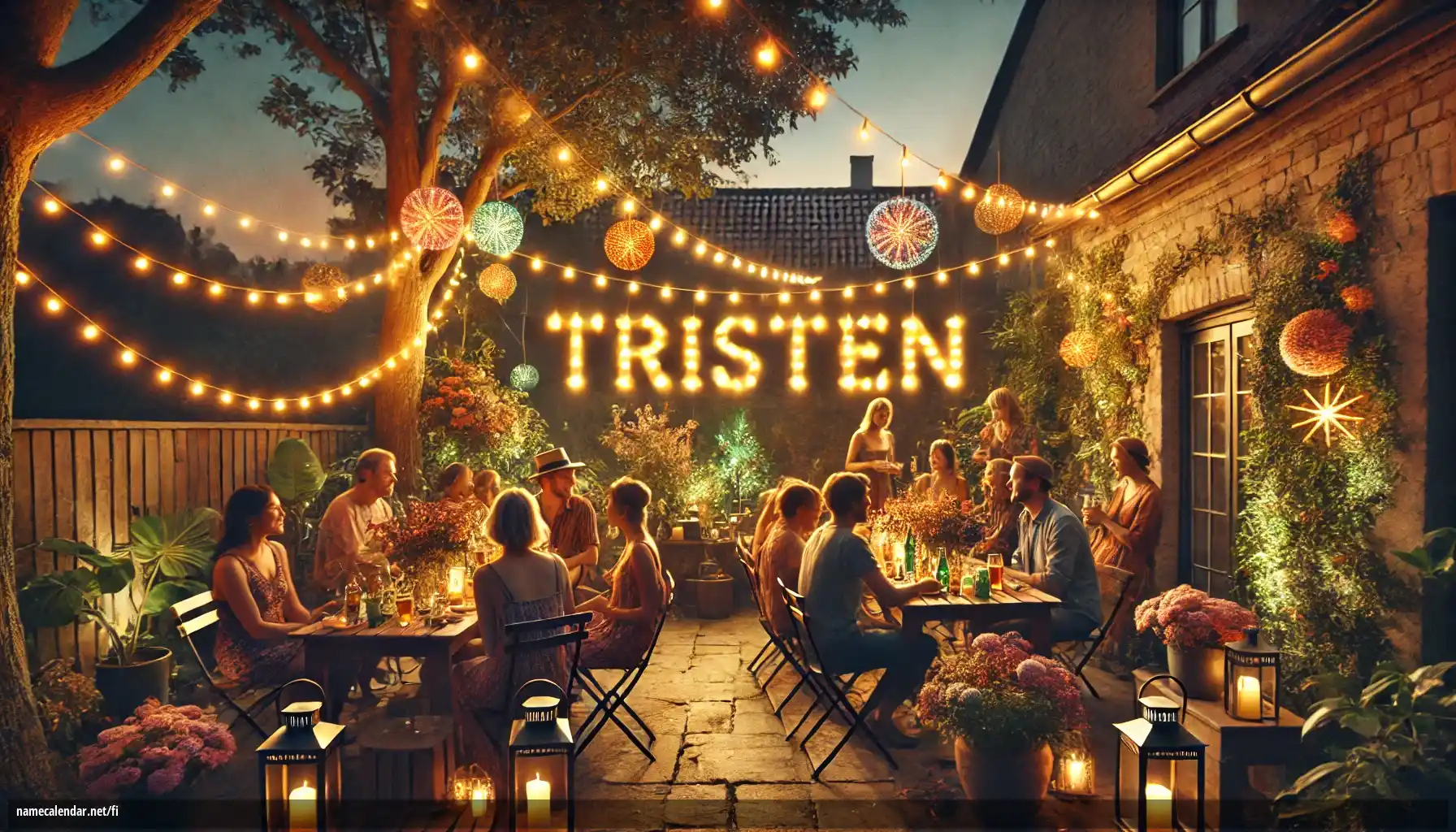 Nimipäivän ja nimen juhliminen - Tristen