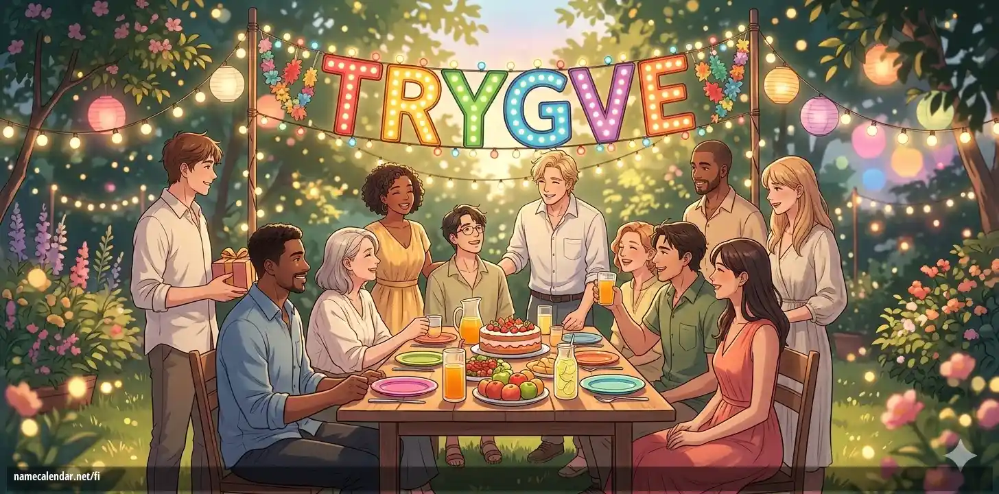 Nimipäivän ja nimen juhliminen - Trygve
