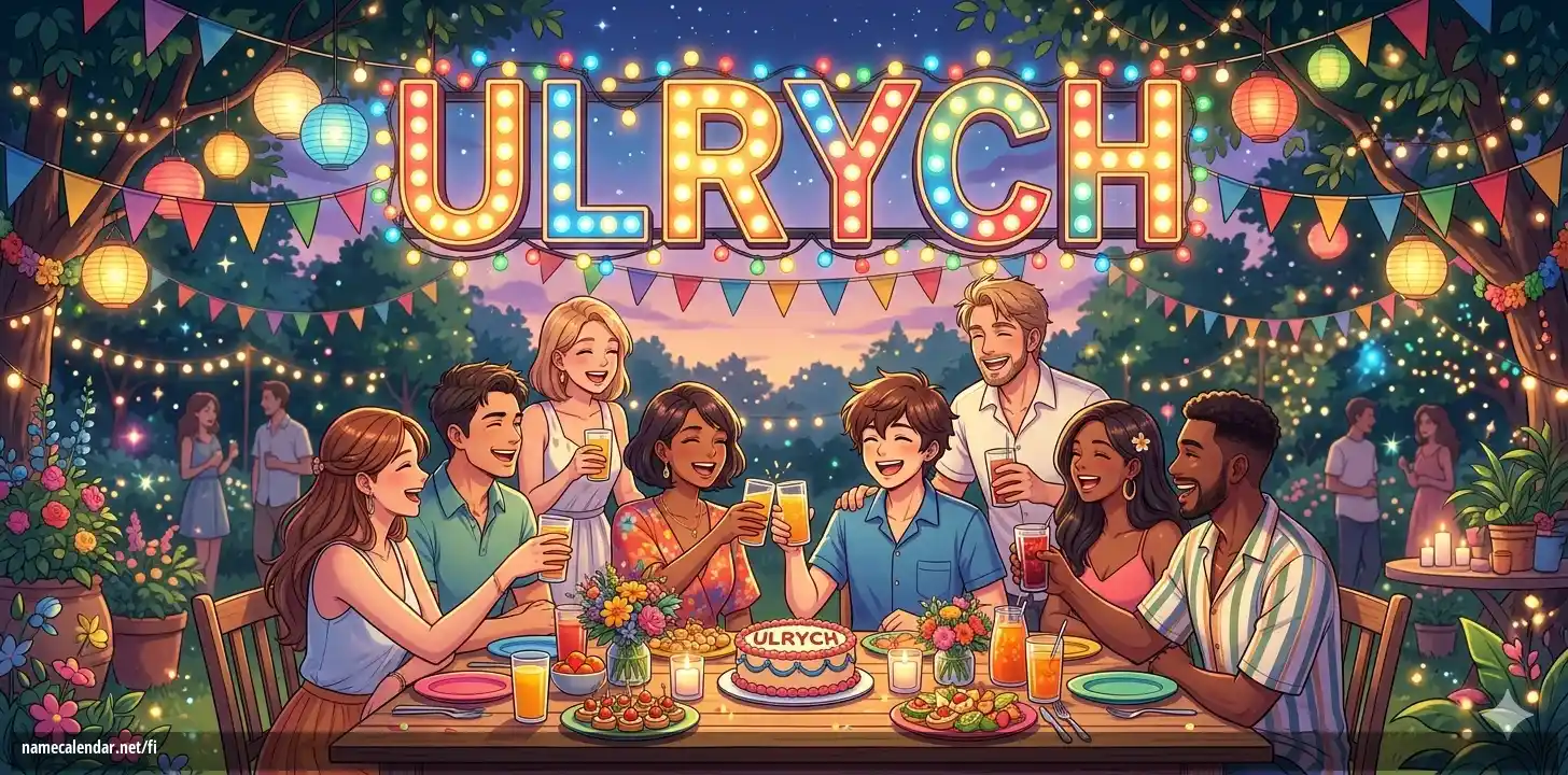 Nimipäivän ja nimen juhliminen - Ulrych