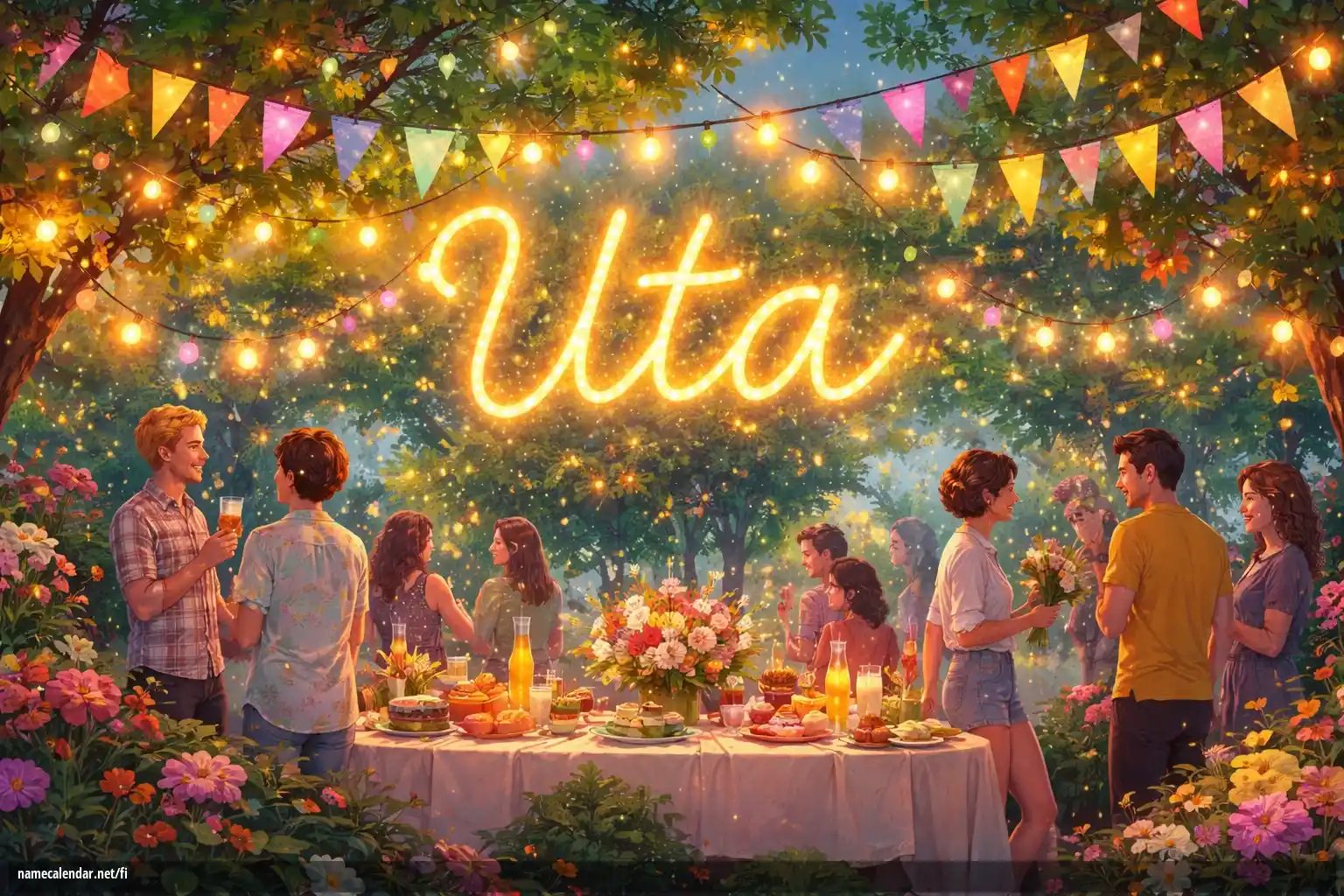 Nimipäivän ja nimen juhliminen - Uta