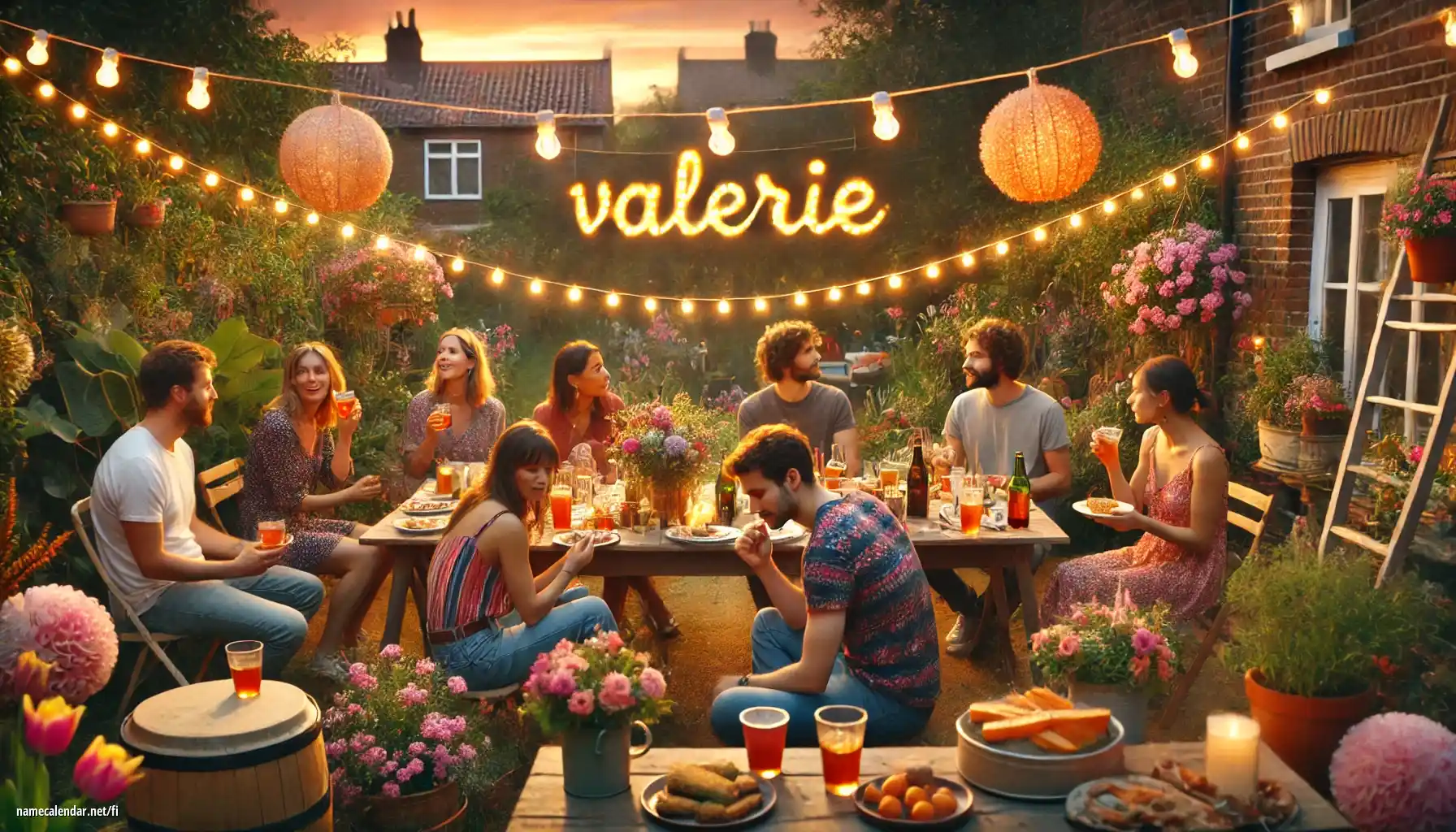 Nimipäivän ja nimen juhliminen - Valérie